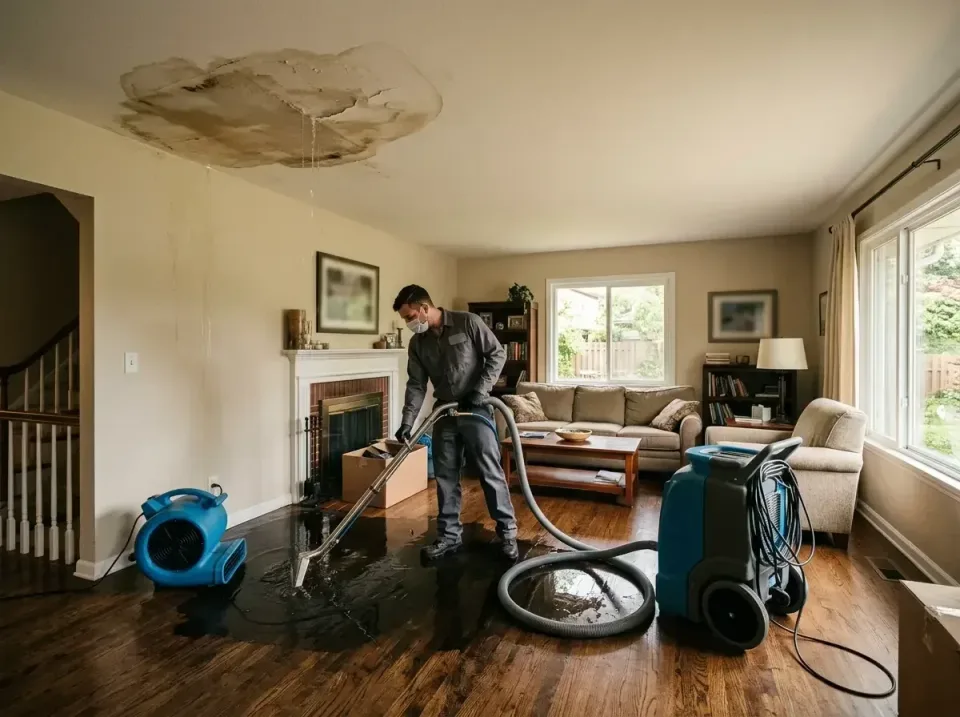 attic-pipe-burst-ceiling-drip-008 — frequently asked questions, Water Damage Restoration & Carpet Care in Teays Valley, WV